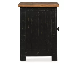 Valebeck Black & Brown Two-Tone Chairside End Table -Deco Haven Shop 810458251 4