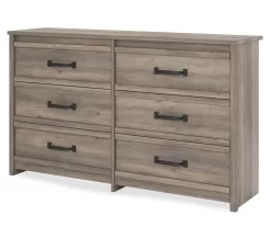 Duncan Gray Oak 6-Drawer Dresser -Deco Haven Shop 810465129 4