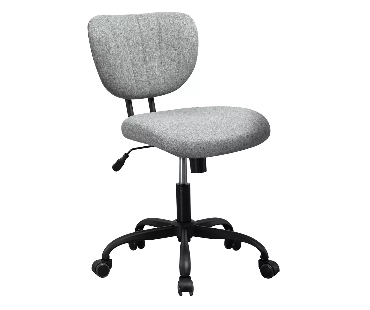 Gray Fabric Office Chair 3 Gray Fabric Office Chair - Image 3