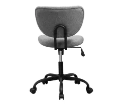 Gray Fabric Office Chair 7 Gray Fabric Office Chair -Deco Haven Shop 810465634 3