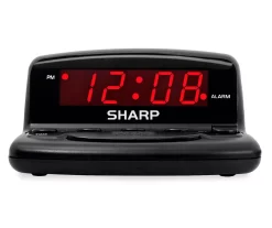Sharp LED Digital Display Alarm Clock