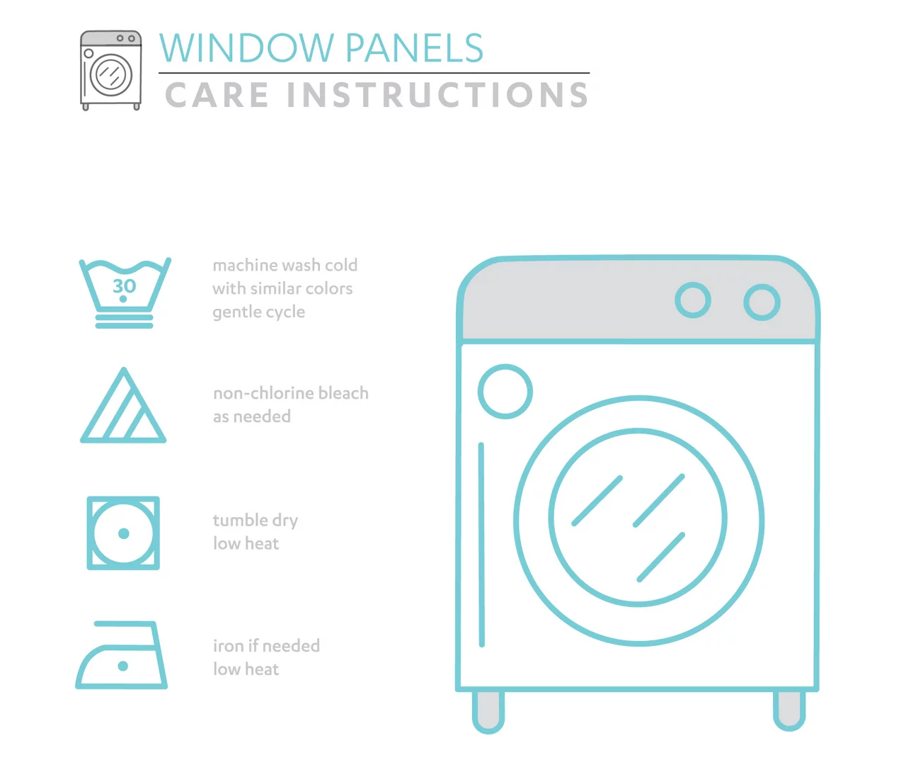 Weeping Flowers Gray Room-Darkening Rod Pocket Curtain Panel Pair, (95") 6 Weeping Flowers Gray Room-Darkening Rod Pocket Curtain Panel Pair, (95") - Image 6
