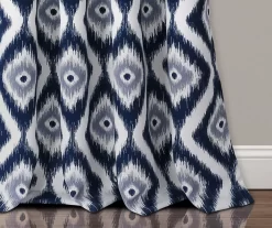 Diamond Ikat Room-Darkening Grommet Curtain Panel Pair, (84") -Deco Haven Shop 810468325 3