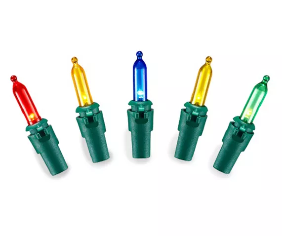 Multi-Color LED Mini Solar Light Set, 100-Lights 1 Multi-Color LED Mini Solar Light Set, 100-Lights