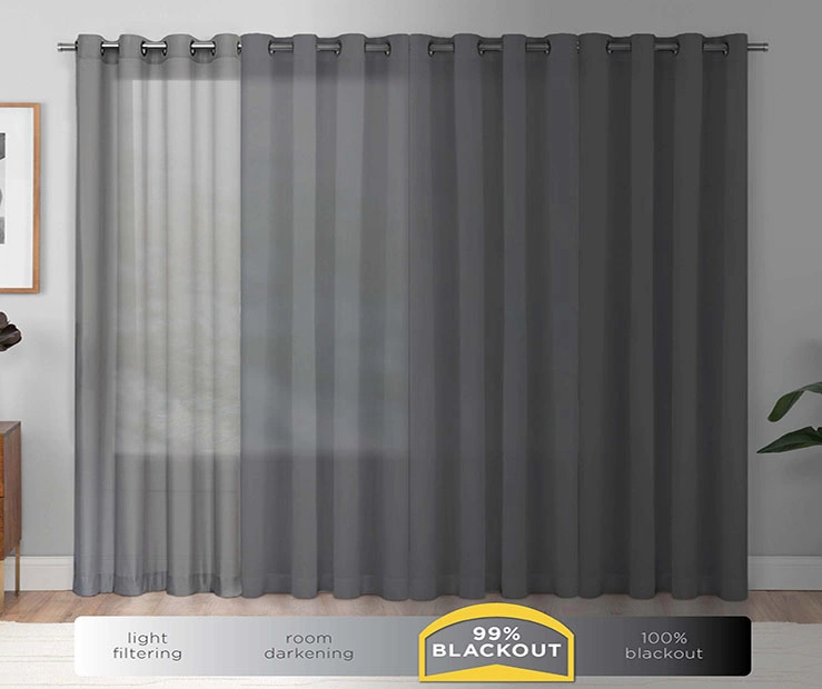 Hazel Geo Harbor Blackout Grommet Curtain Panel, (84") 8 Hazel Geo Harbor Blackout Grommet Curtain Panel, (84") - Image 8