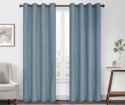 Kira Ocean Blackout Grommet Curtain Panel, (108")
