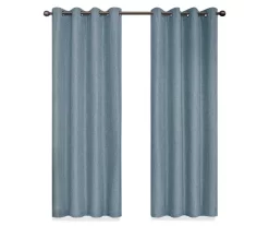 Kira Ocean Blackout Grommet Curtain Panel, (108") -Deco Haven Shop 810475125 4