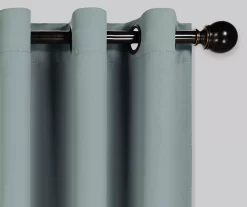 Round & Round Blue River Blackout Grommet Curtain Panel, (95") -Deco Haven Shop 810475230 3