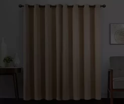 Round & Round Blue River Blackout Grommet Curtain Panel, (95") -Deco Haven Shop 810475230 5