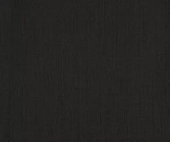 Martina Black Blackout Grommet Curtain Panel, (95") -Deco Haven Shop 810475366 4