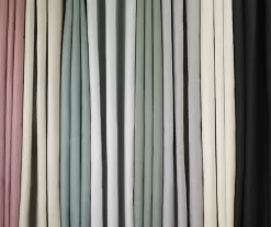 Martina Black Blackout Grommet Curtain Panel, (95") -Deco Haven Shop 810475366 7