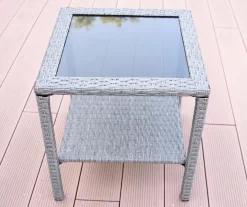 Mirabelle 3-Piece Cushioned Patio All-Weather Wicker Chat Set -Deco Haven Shop 810478137 7