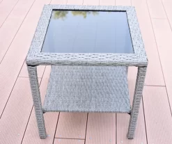 Mirabelle 3-Piece Cushioned Patio All-Weather Wicker Chat Set -Deco Haven Shop 810478140 5