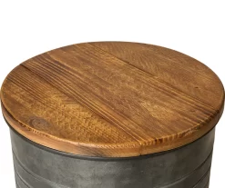 Farmhouse Storage Stools, 2-Pack -Deco Haven Shop 810479898 2