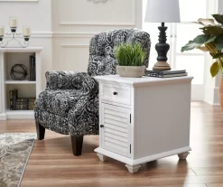 Charleston Shutter Door End Table -Deco Haven Shop 810490873 8