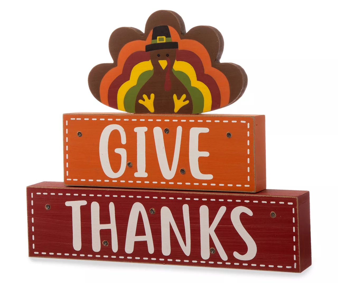 "Give Thanks" LED Block Tabletop Decor 3 "Give Thanks" LED Block Tabletop Decor - Image 3