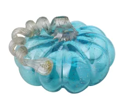 4" Blue Glass Pumpkin -Deco Haven Shop 810491565 A0 6