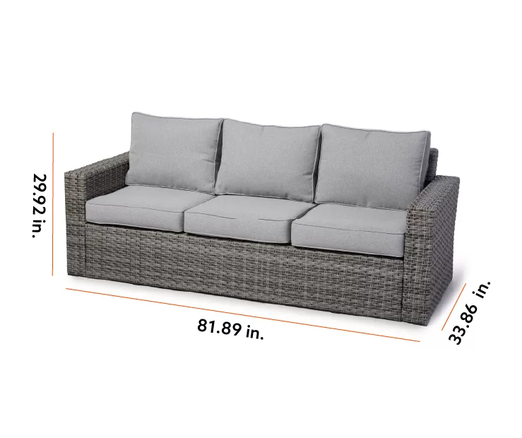 Broyhill Eagle Brooke All-Weather Wicker Cushioned Patio Sofa 16 Broyhill Eagle Brooke All-Weather Wicker Cushioned Patio Sofa - Image 16