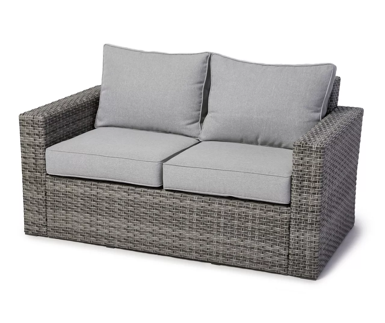 Broyhill Eagle Brooke All-Weather Wicker Cushioned Patio Loveseat 2 Broyhill Eagle Brooke All-Weather Wicker Cushioned Patio Loveseat - Image 2