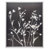 Black Floral Framed 2-Piece Canvas Set