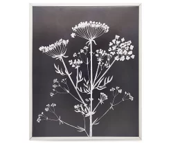 Black Floral Framed 2-Piece Canvas Set -Deco Haven Shop 810501149 2