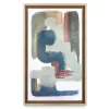Framed Neutral Abstract Crystex Print, (16" X 26")