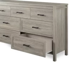 Silverton Oak 7-Drawer Dresser -Deco Haven Shop 810504711 3