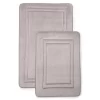 Titanium 2-Piece Memory Foam Bath Mat Set