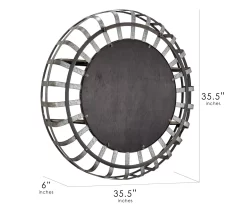 Rustic Round Shelf Organizer -Deco Haven Shop 810509320 6