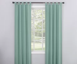Broyhill Durham Semi-Sheer Textured Tab Top Curtain Panel
