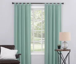 Broyhill Durham Semi-Sheer Textured Tab Top Curtain Panel -Deco Haven Shop 810511388 3