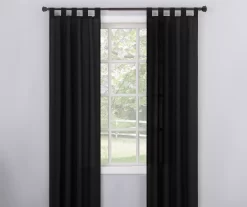 Broyhill Durham Semi-Sheer Textured Tab Top Curtain Panel -Deco Haven Shop 810511389 0