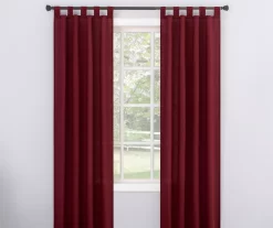 Broyhill Durham Semi-Sheer Textured Tab Top Curtain Panel -Deco Haven Shop 810511391 0
