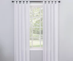 Broyhill Durham Semi-Sheer Textured Tab Top Curtain Panel -Deco Haven Shop 810511392 0