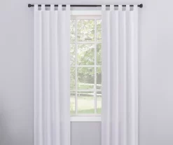 Broyhill Durham Semi-Sheer Textured Tab Top Curtain Panel -Deco Haven Shop 810511397 0