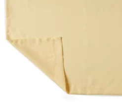 Yellow Tucker Valance & Tier 3-Piece Curtain Set -Deco Haven Shop 810511403 2