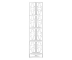 Monarch Geometric 4-Shelf Corner Bookcase -Deco Haven Shop 810512945 2