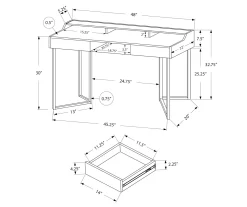 Monarch Office Desk With Riser -Deco Haven Shop 810512966 3