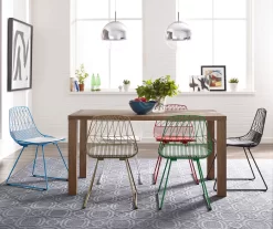 Vivi Metal Dining Chairs, 2-Pack -Deco Haven Shop 810513497 5