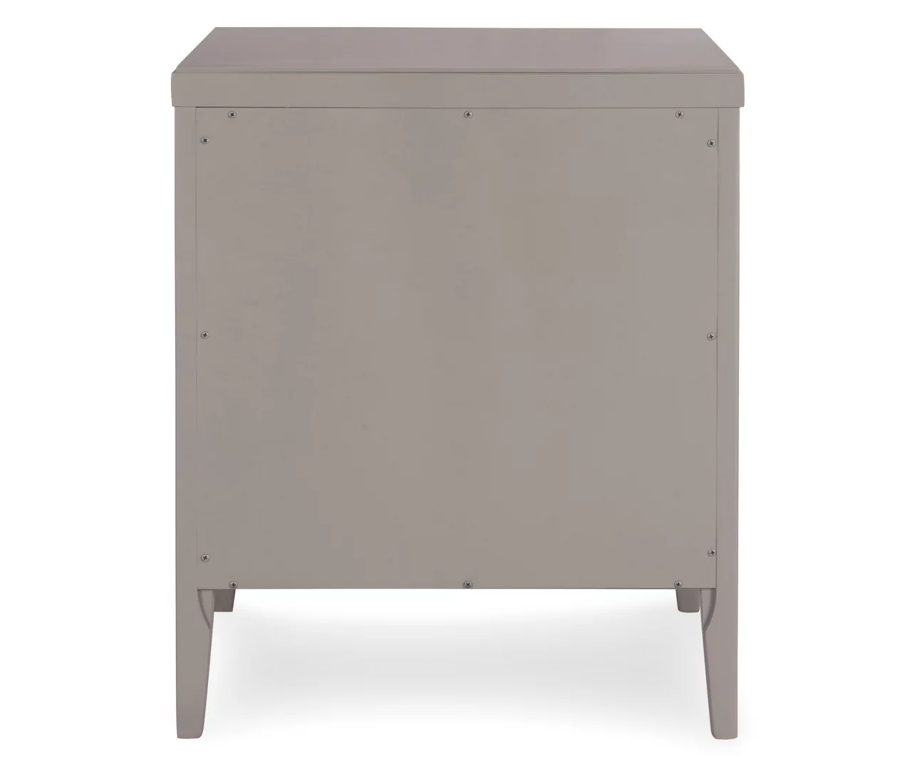 Gray Finley Wood 3-Drawer Nightstand 9 Gray Finley Wood 3-Drawer Nightstand - Image 9