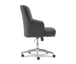 Leighton Dark Gray Memory Foam Fabric Office Chair -Deco Haven Shop 810513537 10