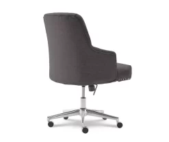 Leighton Dark Gray Memory Foam Fabric Office Chair -Deco Haven Shop 810513537 11