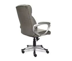 Glacial Gray Linen Executive Office Chair -Deco Haven Shop 810513550 6