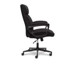 Hannah Charcoal Gray Microfiber Office Chair -Deco Haven Shop 810513553 10