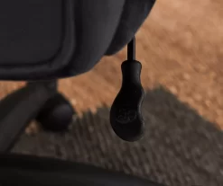 Hannah Charcoal Gray Microfiber Office Chair -Deco Haven Shop 810513553 7