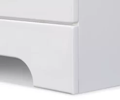 White Hudson 2-Drawer Wood Nightstand 24 White Hudson 2-Drawer Wood Nightstand -Deco Haven Shop 810513558 10