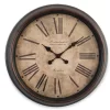 Brown Mahogany Antiqued Wall Clock