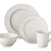 Cream Reactive 16-Piece Dinnerware Set