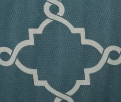 Sereno Fretwork Blue Light-Filtering Grommet Curtain Panel, (63") -Deco Haven Shop 810518012 810517719 810517720 6