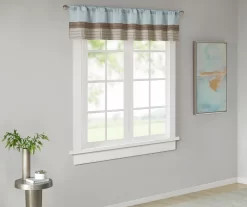 Salem Pintuck Rod Pocket Valance -Deco Haven Shop 810518014 1